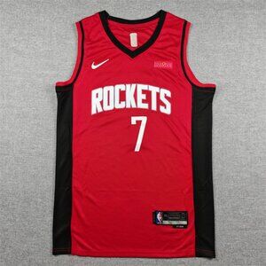 Kevin Durant Rockets #7 Red Men's Basketball Jersey
